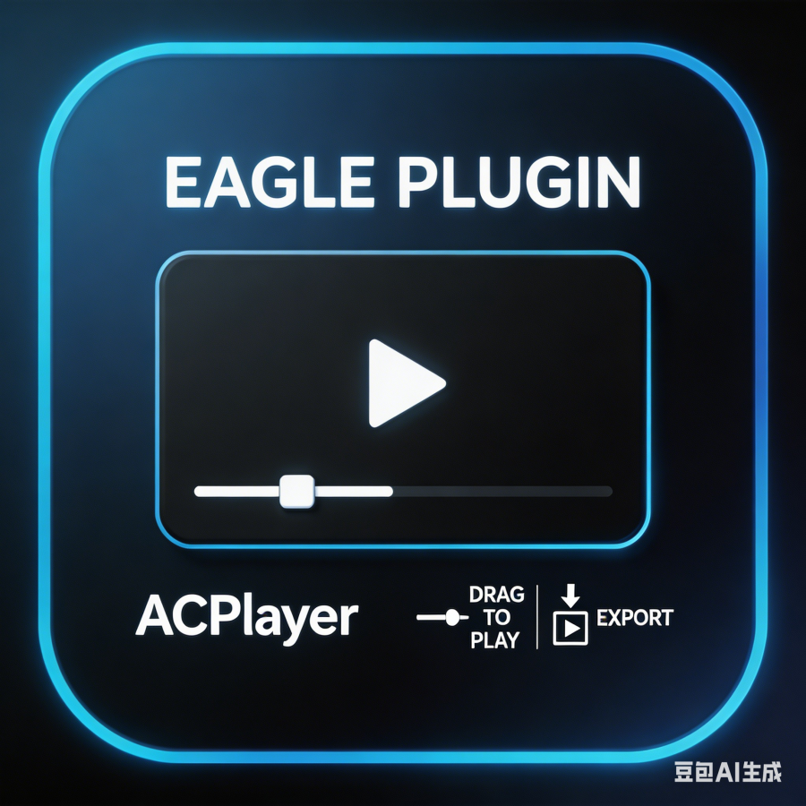 eagle播放插件（拖动播放+选区导出）