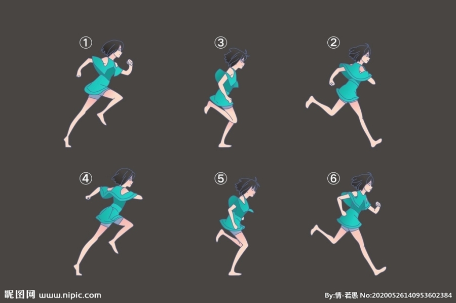 少女跑步