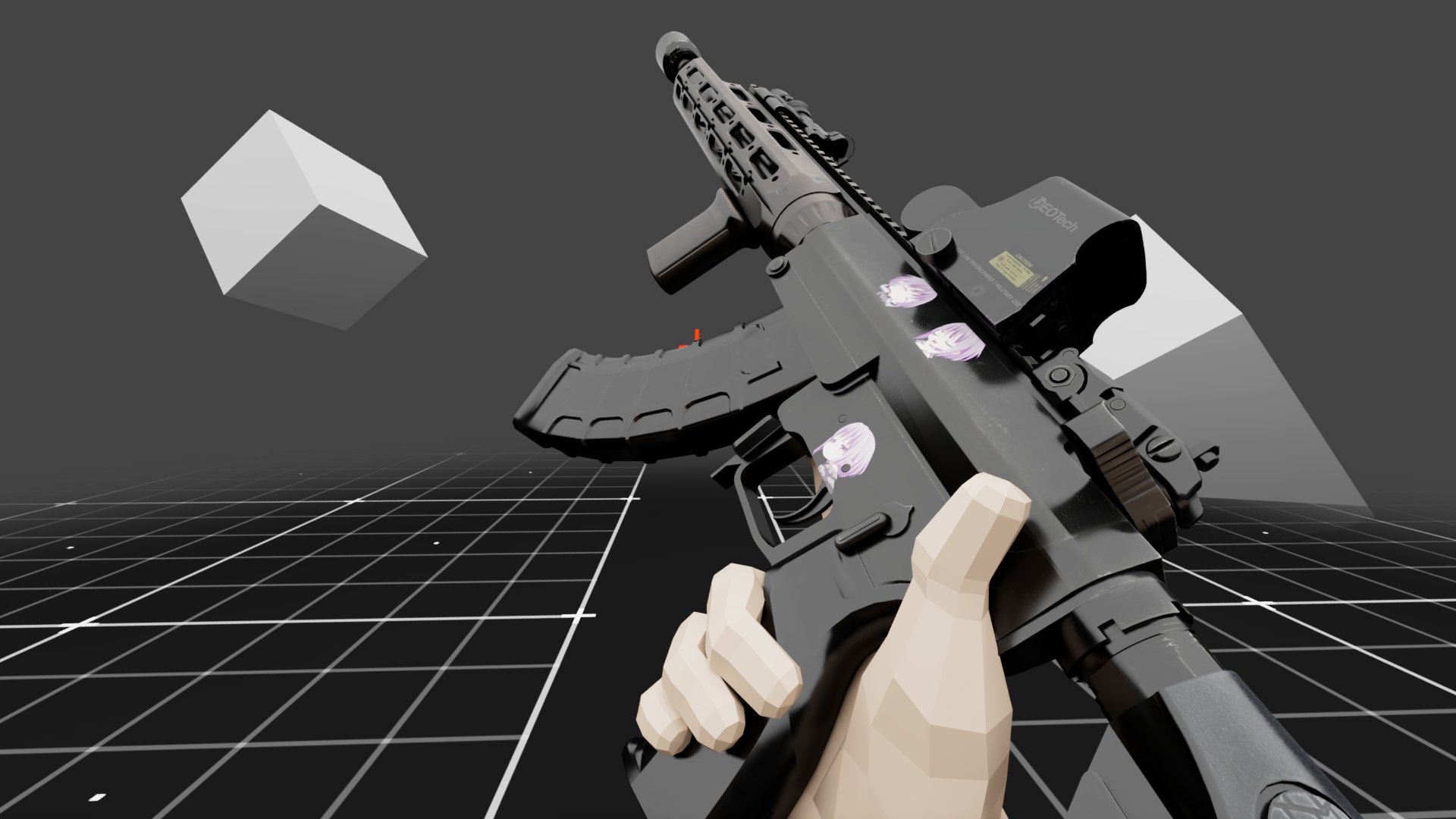 MK47枪械动画练习