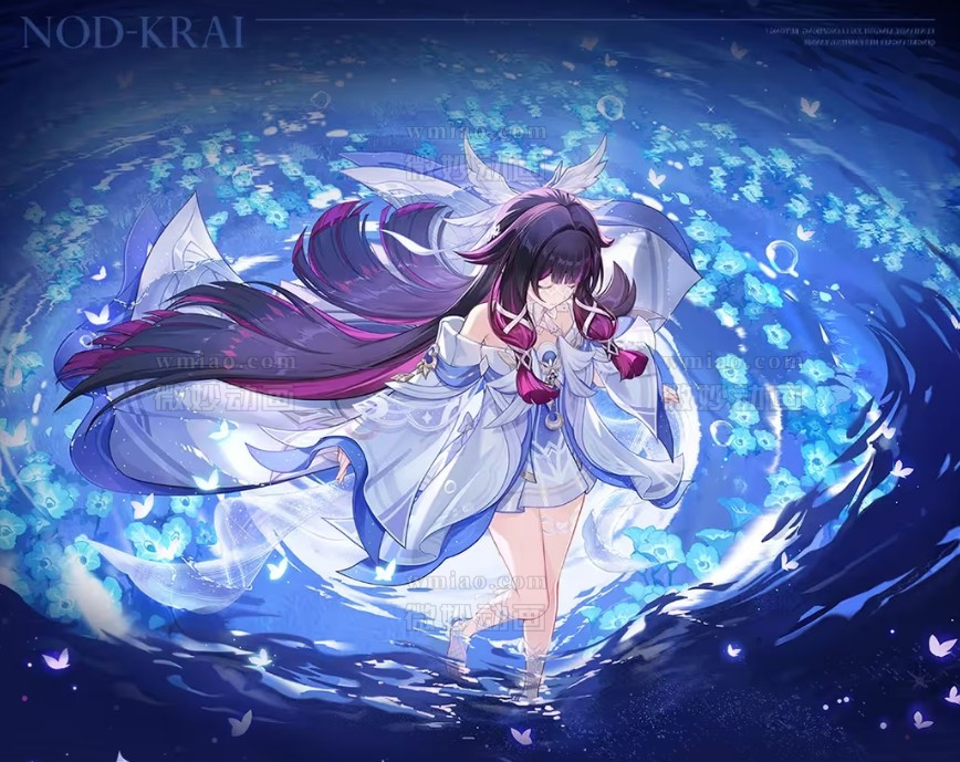 原神【少女】—哥伦比亚maya模型