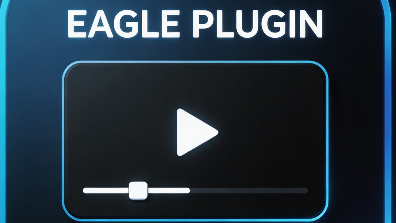 eagle播放插件（拖动播放+选区导出）