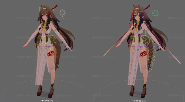 绝区零-叶瞬光Maya绑定